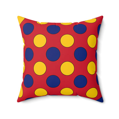 Venezuela Retro Polka Dots Cushion Pillow
