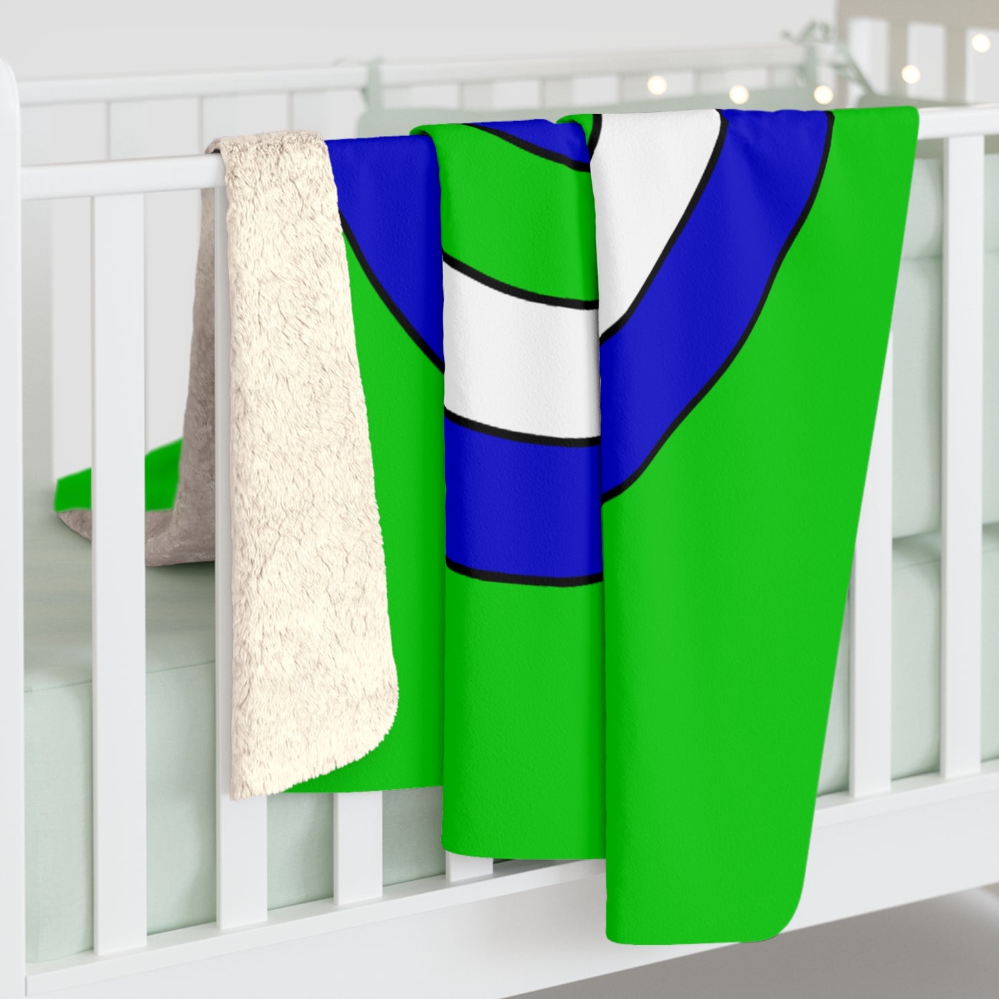 Sierra Leone Retro Target Blanket Throw