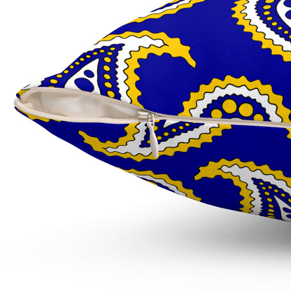 Bosnia And Herzegovina Retro Paisley Cushion Pillow
