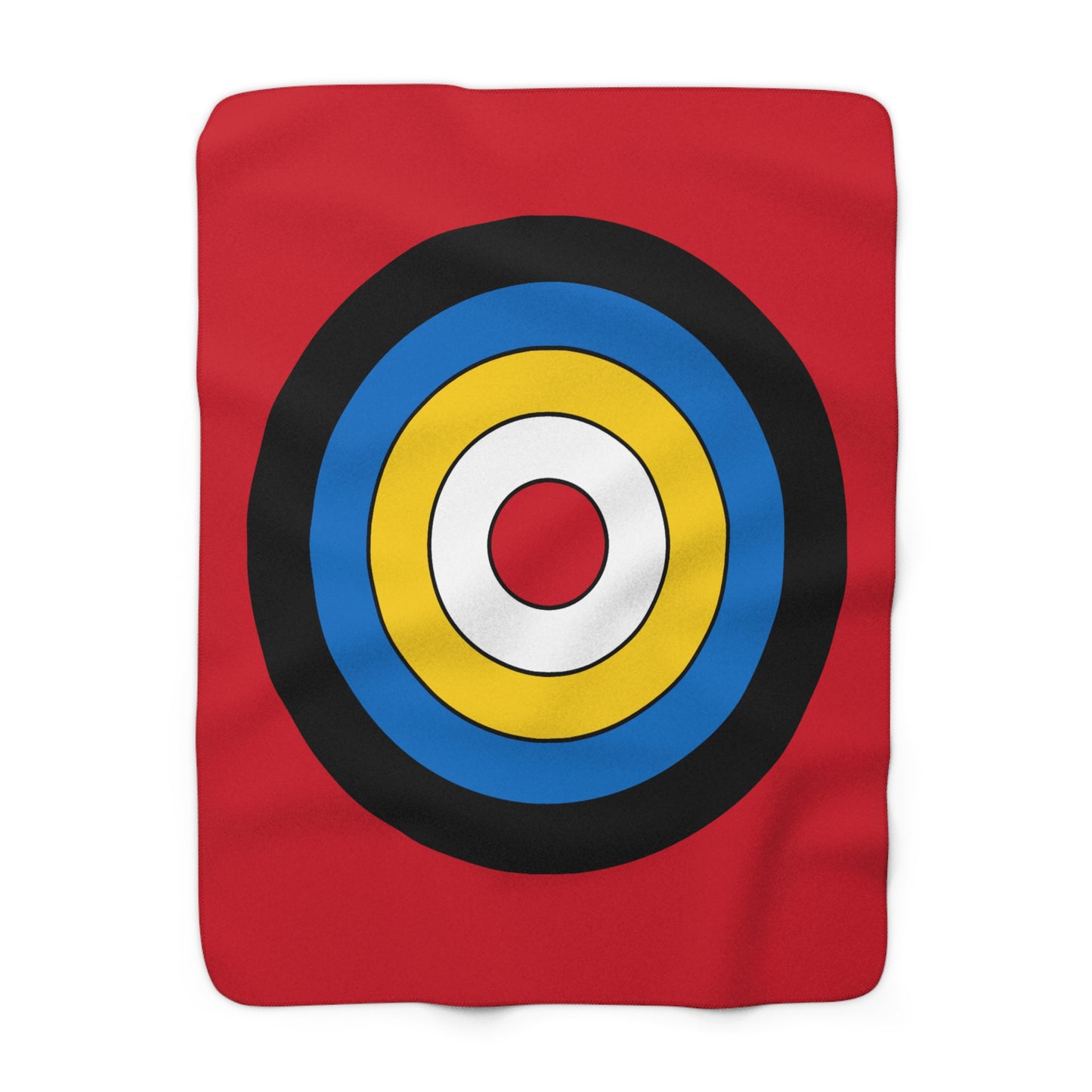 Antigua And Barbuda Retro Target Blanket Throw