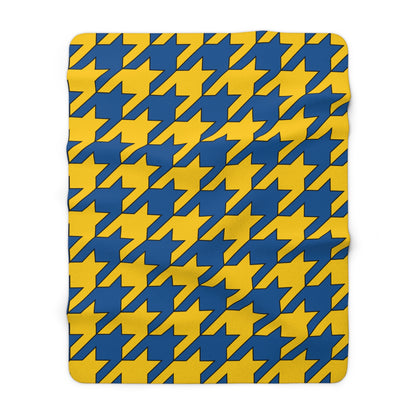 Sweden Retro Houndstooth Blanket Throw