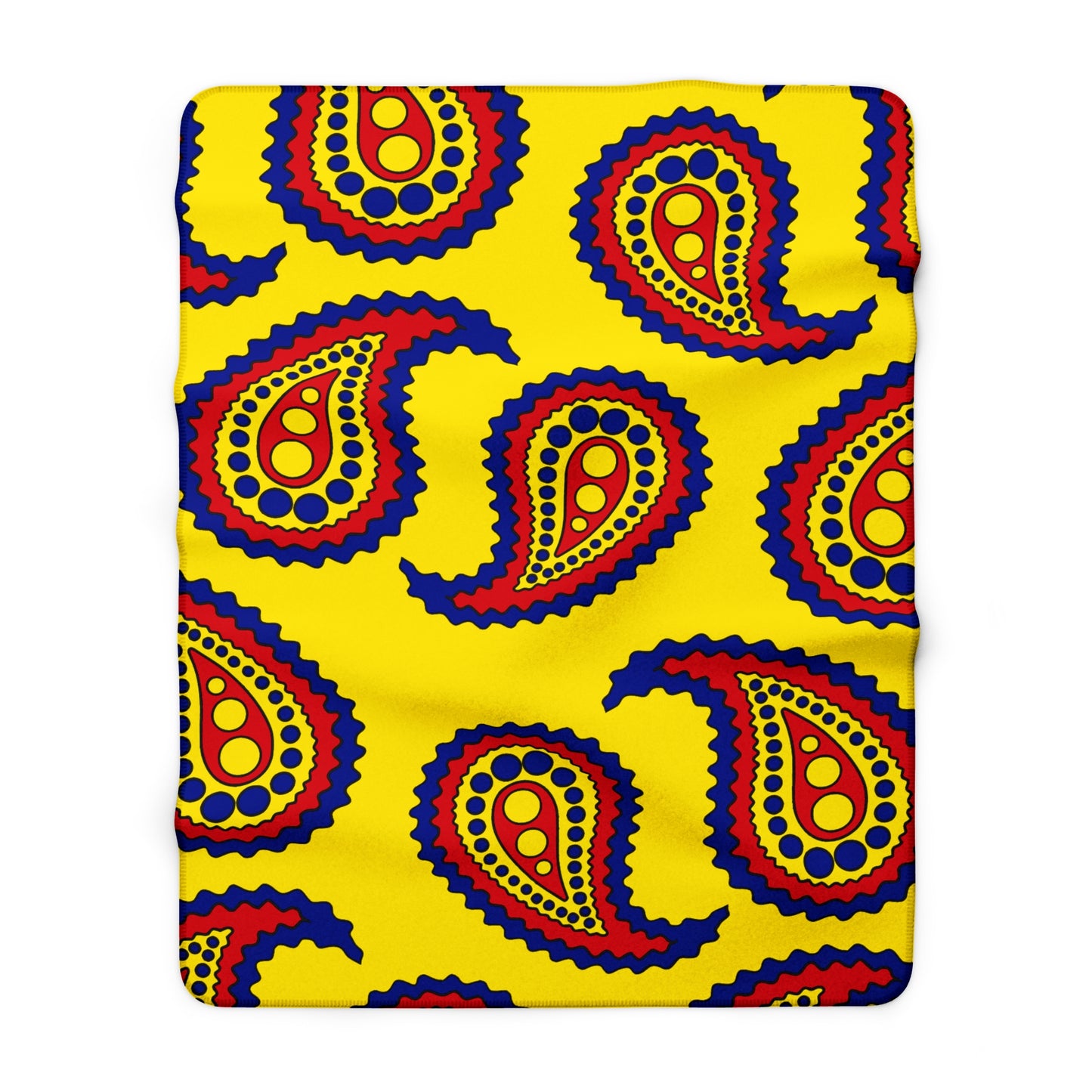 Colombia Retro Paisley Blanket Throw