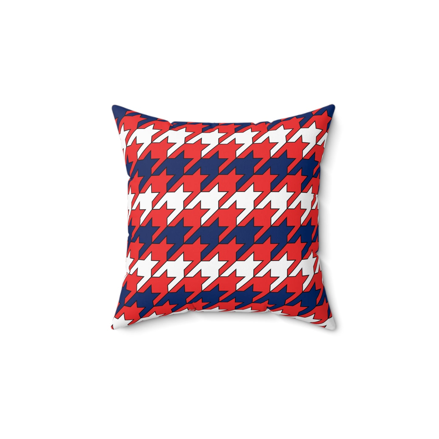 Svalbard And Jan Mayen Retro Houndstooth Cushion Pillow