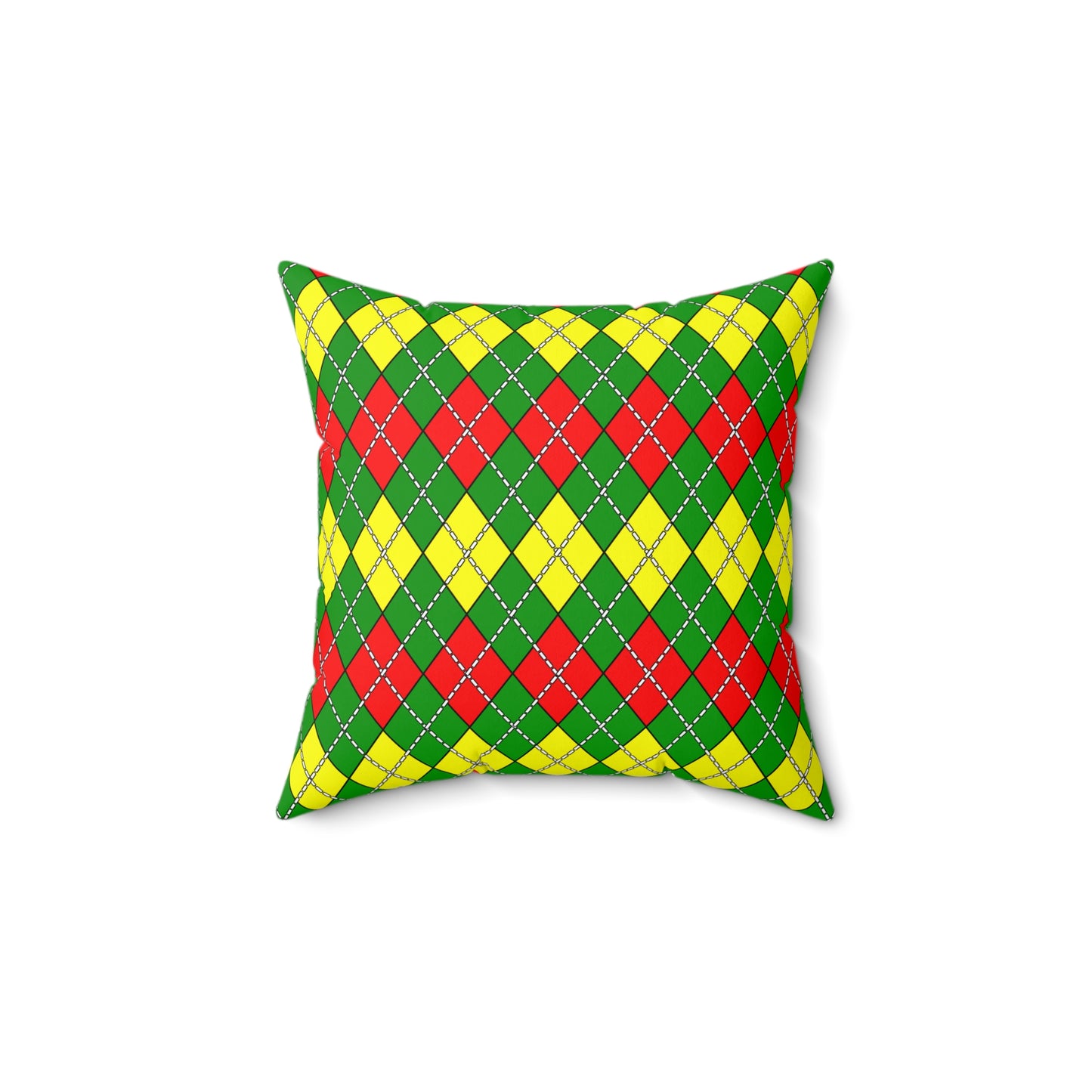 Guinea Retro Argyle Cushion Pillow