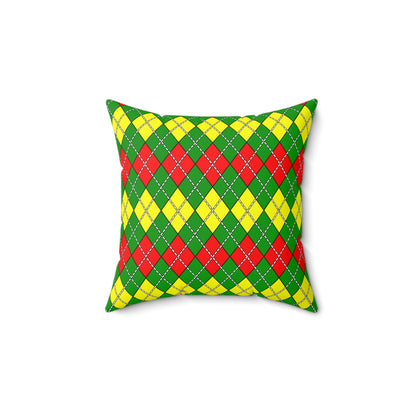 Guinea Retro Argyle Cushion Pillow