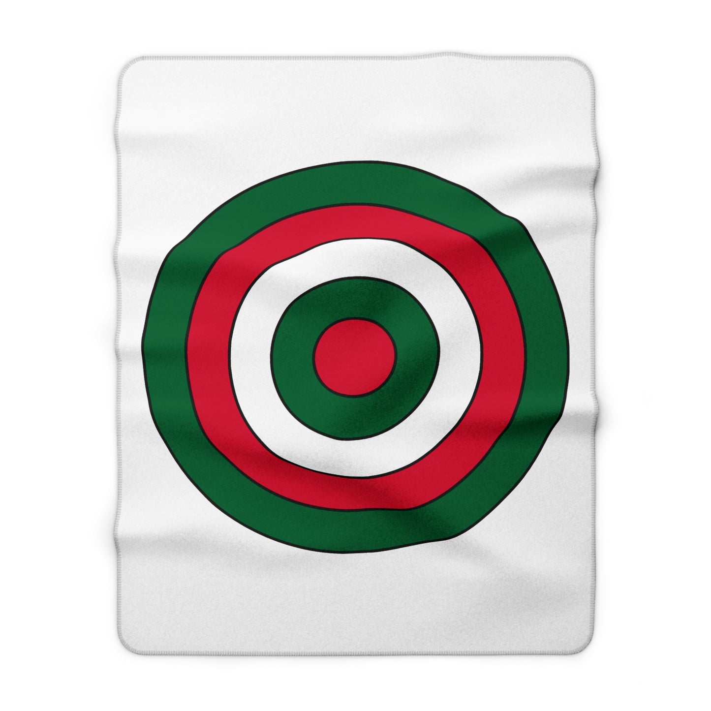 Algeria Retro Target Blanket Throw