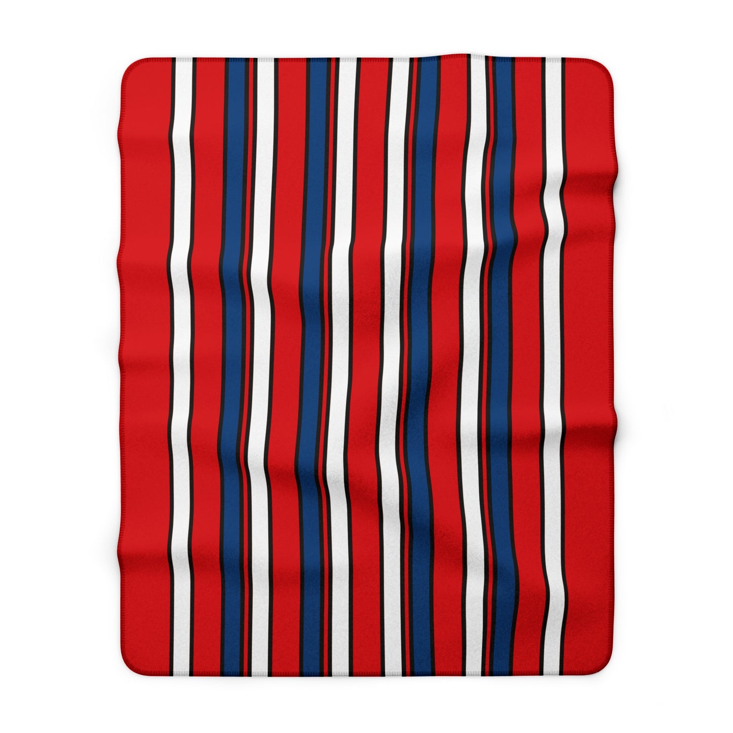 Czechia Retro Stripes Blanket Throw