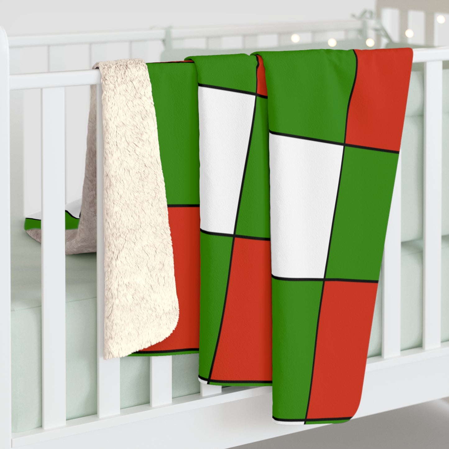 Hungary Retro Check Blanket Throw