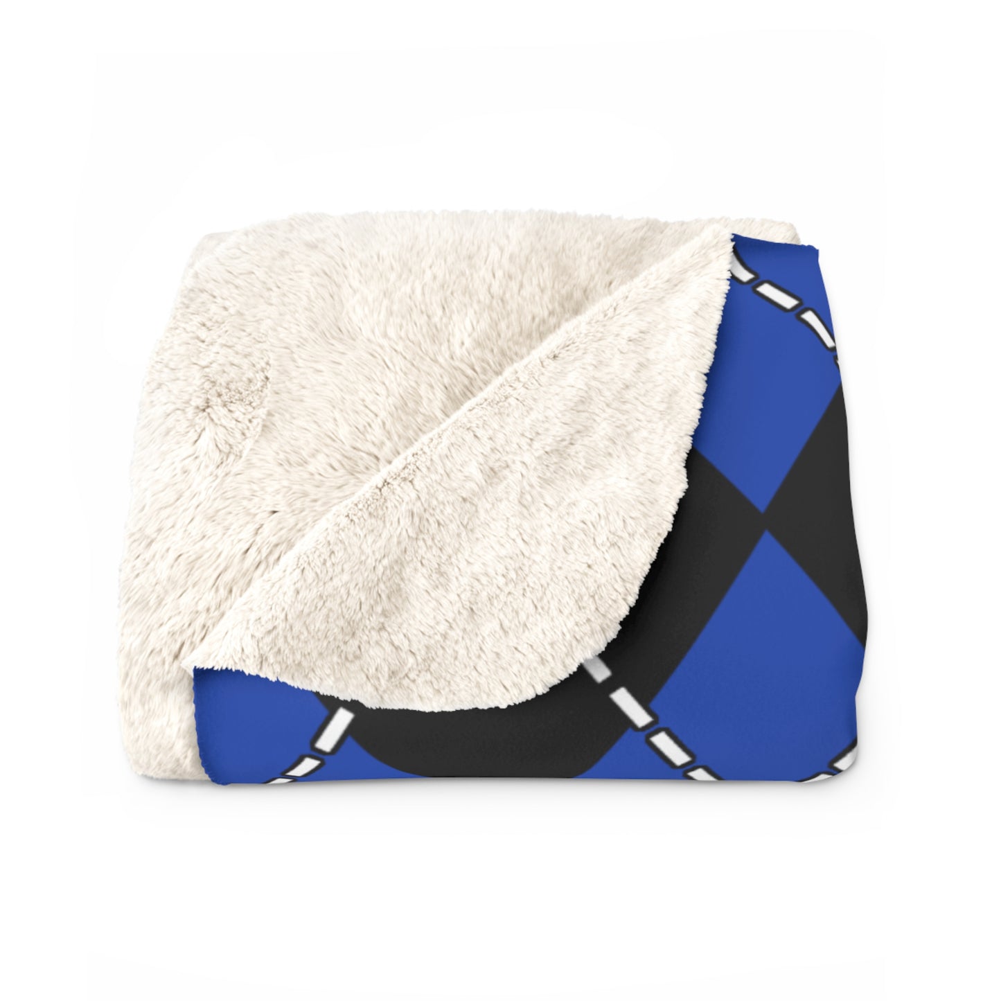 South Sudan Retro Argyle Blanket Throw