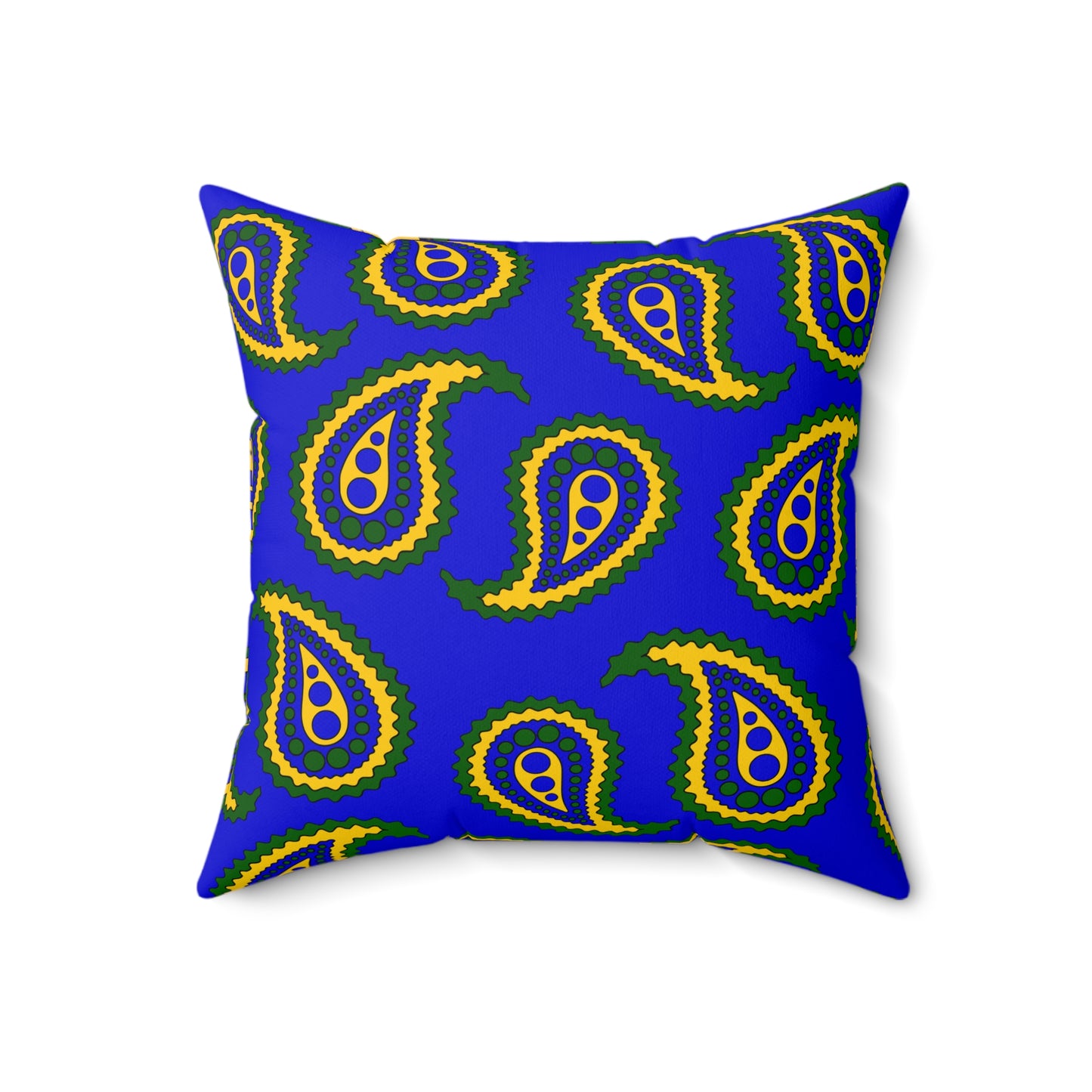 Solomon Islands Retro Paisley Cushion Pillow