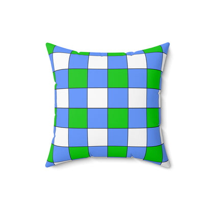 Djibouti Retro Check Cushion Pillow