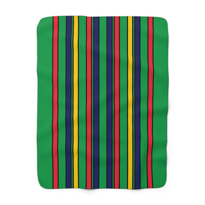 Mauritius Retro Stripes Blanket Throw