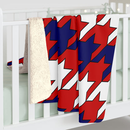 Malaysia Retro Houndstooth Blanket Throw