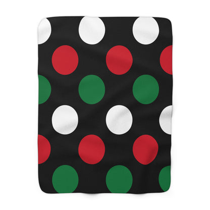 Syria Retro Polka Dots Blanket Throw