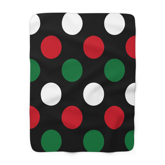Syria Retro Polka Dots Blanket Throw