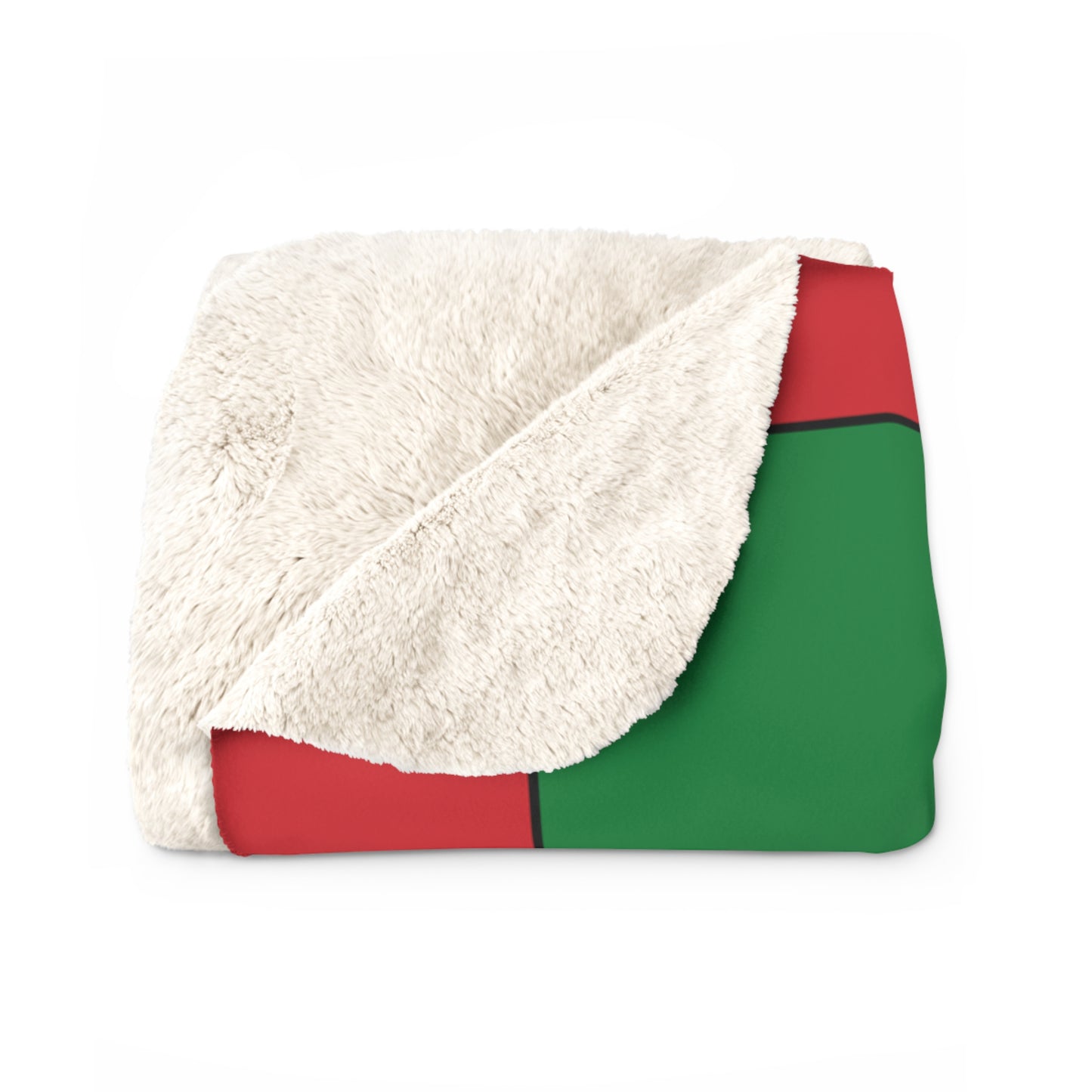 Turkmenistan Retro Check Blanket Throw
