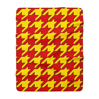 Catalonia Retro Houndstooth Blanket Throw