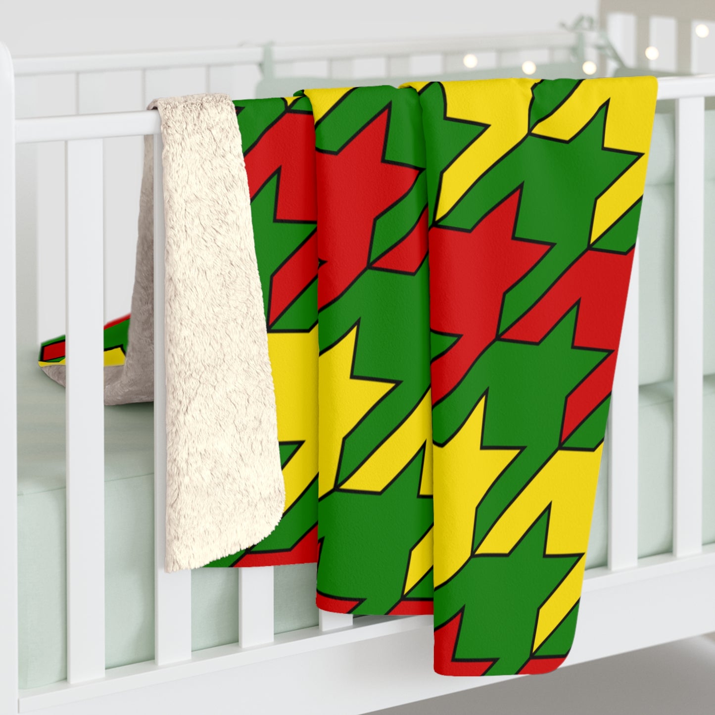 Togo Retro Houndstooth Blanket Throw