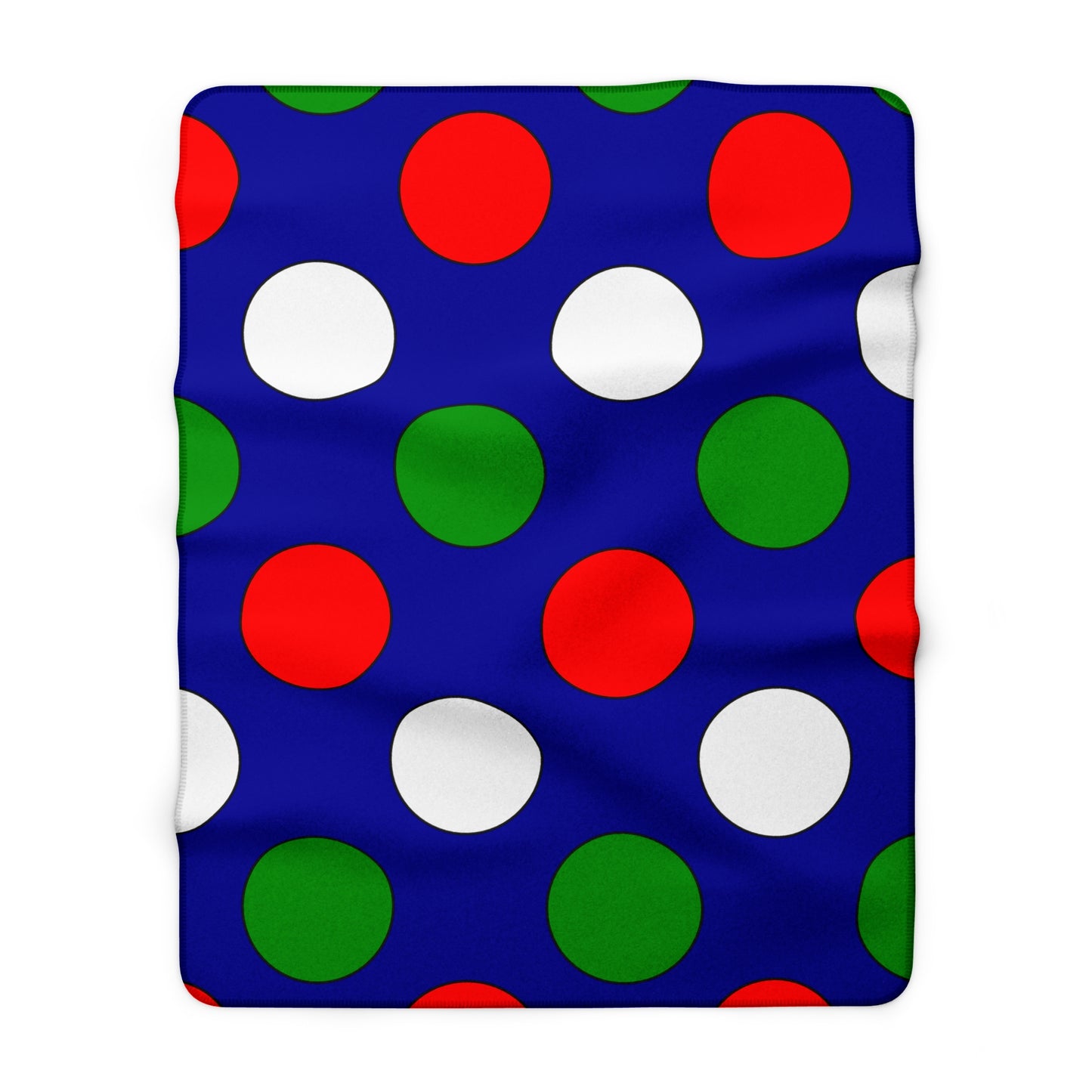 Gambia Retro Polka Dots Blanket Throw