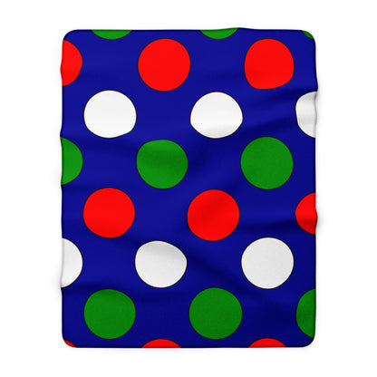 Gambia Retro Polka Dots Blanket Throw