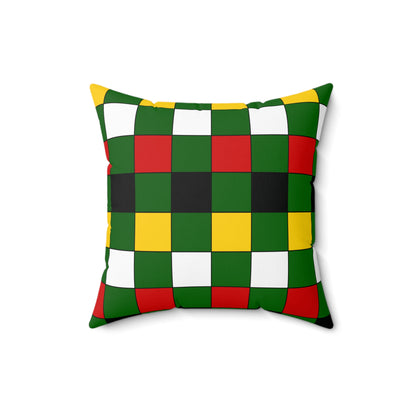 Zimbabwe Retro Check Cushion Pillow