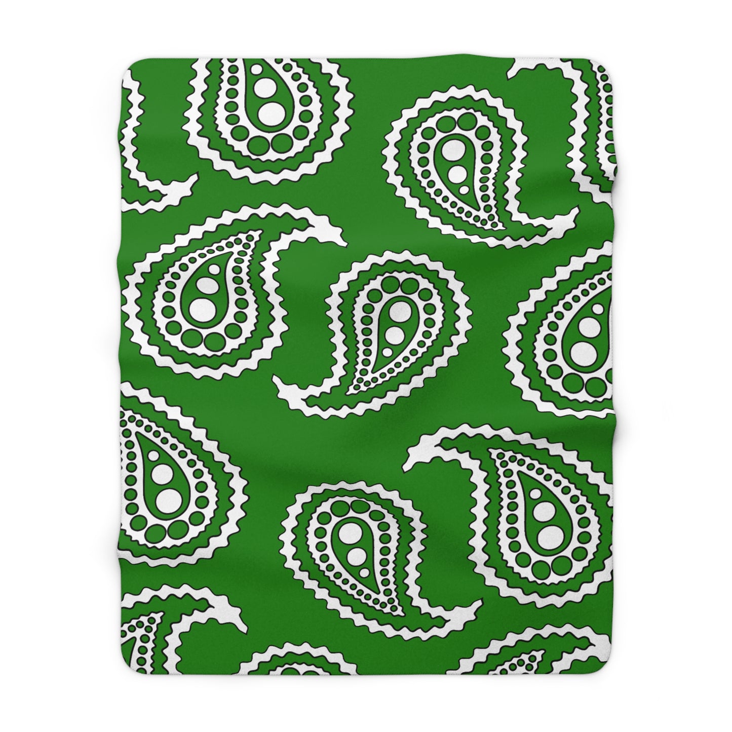 Norfolk Island Retro Paisley Blanket Throw
