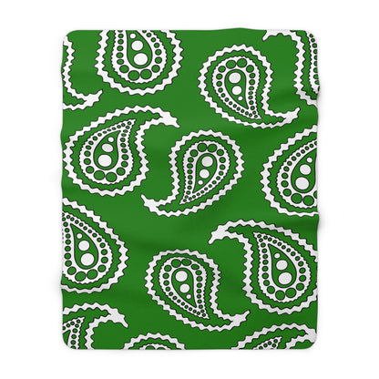 Norfolk Island Retro Paisley Blanket Throw