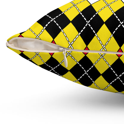 Brunei Darussalam Retro Argyle Cushion Pillow
