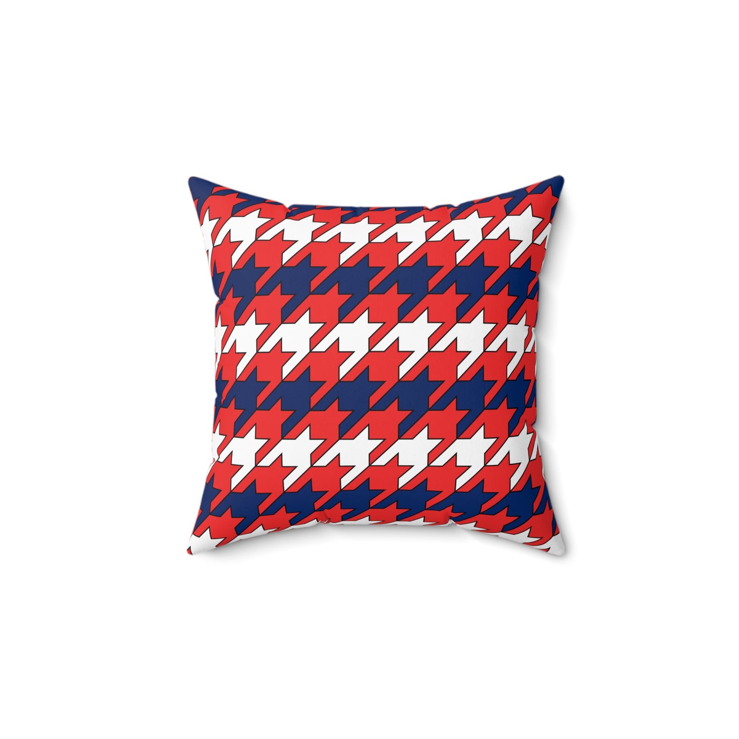 Svalbard And Jan Mayen Retro Houndstooth Cushion Pillow