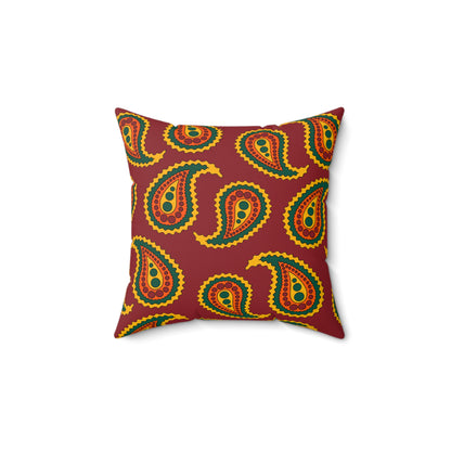 Sri Lanka Retro Paisley Cushion Pillow