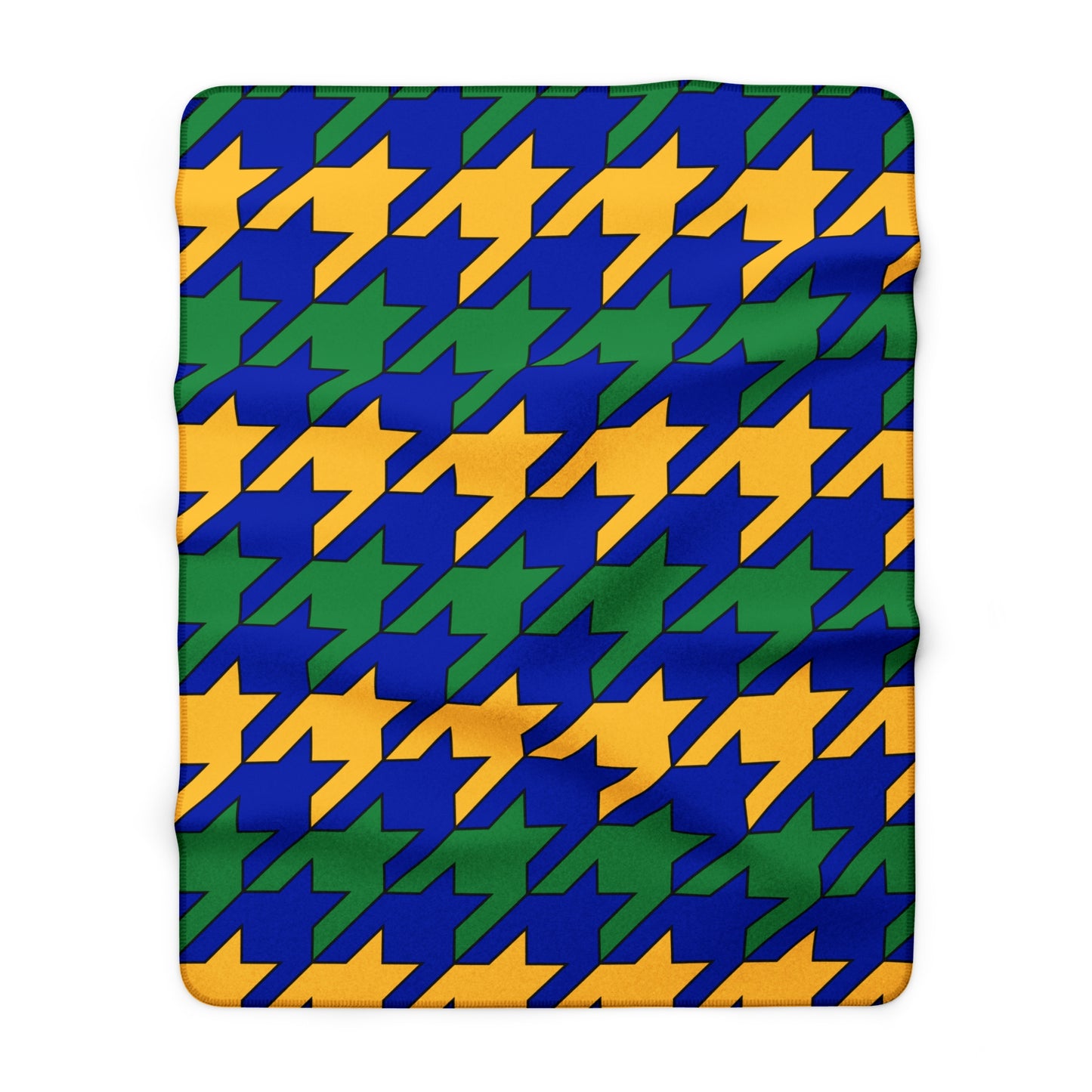 Christmas Island Retro Houndstooth Blanket Throw