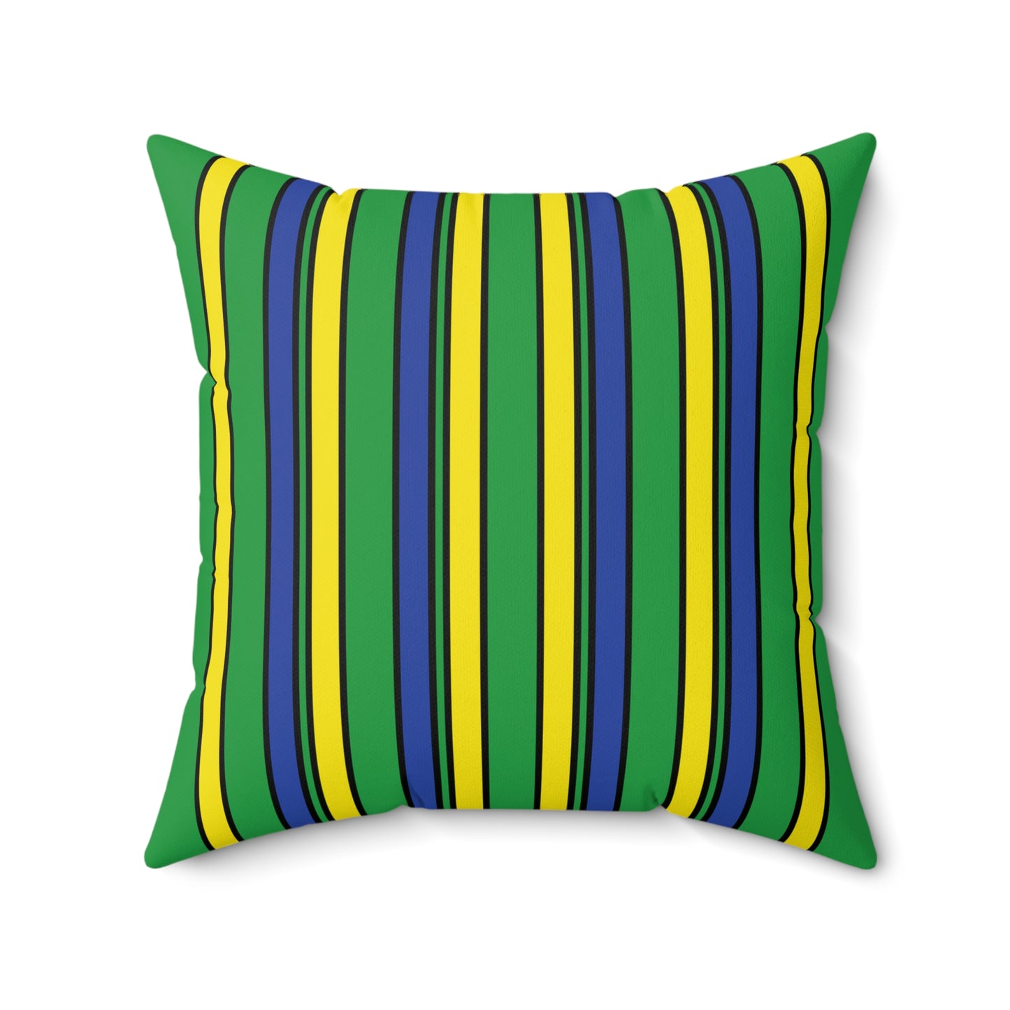 Brazil Retro Stripes Cushion Pillow