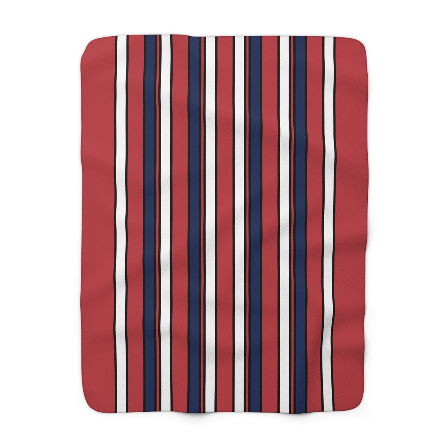 United States Minor Outlying Islands Retro Stripes Blanket Throw