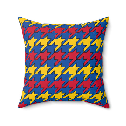 Aland Islands Retro Houndstooth Cushion Pillow