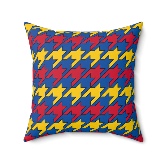 Aland Islands Retro Houndstooth Cushion Pillow