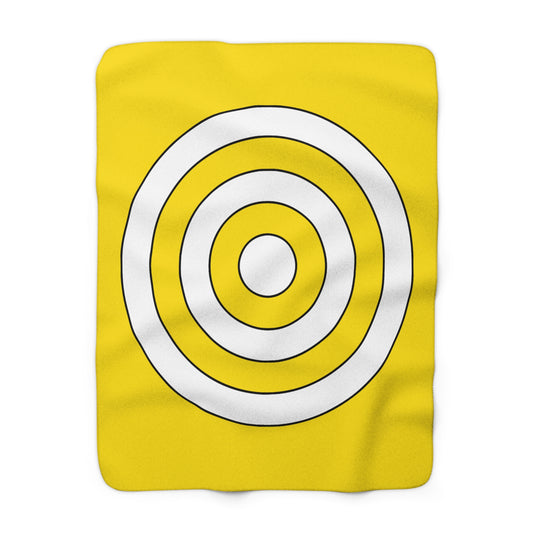Vatican City Retro Target Blanket Throw