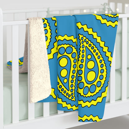 Aruba Retro Paisley Blanket Throw