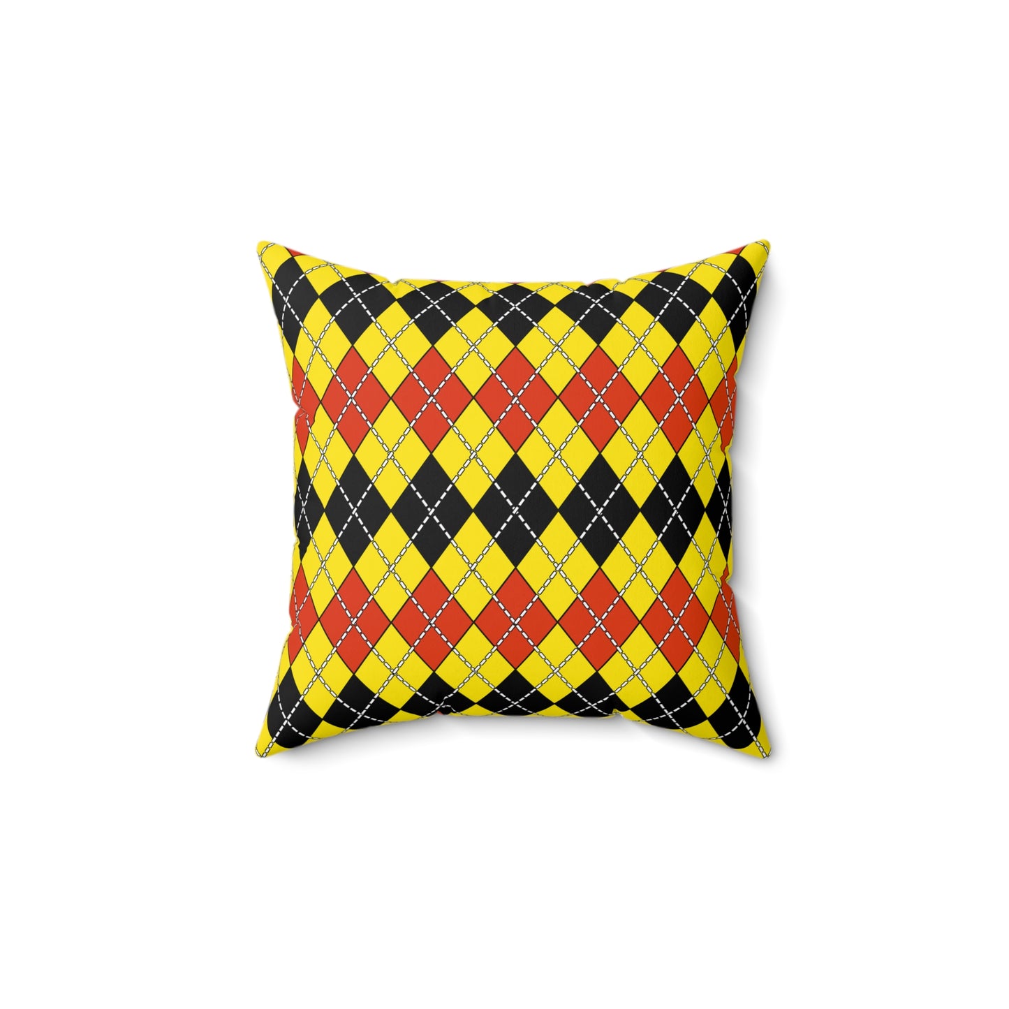 Uganda Retro Argyle Cushion Pillow
