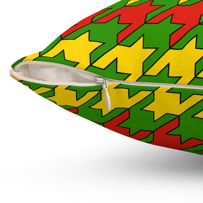 Benin Retro Houndstooth Cushion Pillow