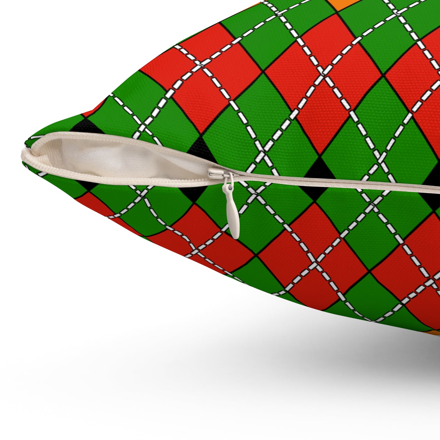 Zambia Retro Argyle Cushion Pillow