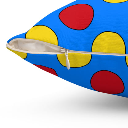 Democratic Republic of the Congo Retro Polka Dots Cushion Pillow