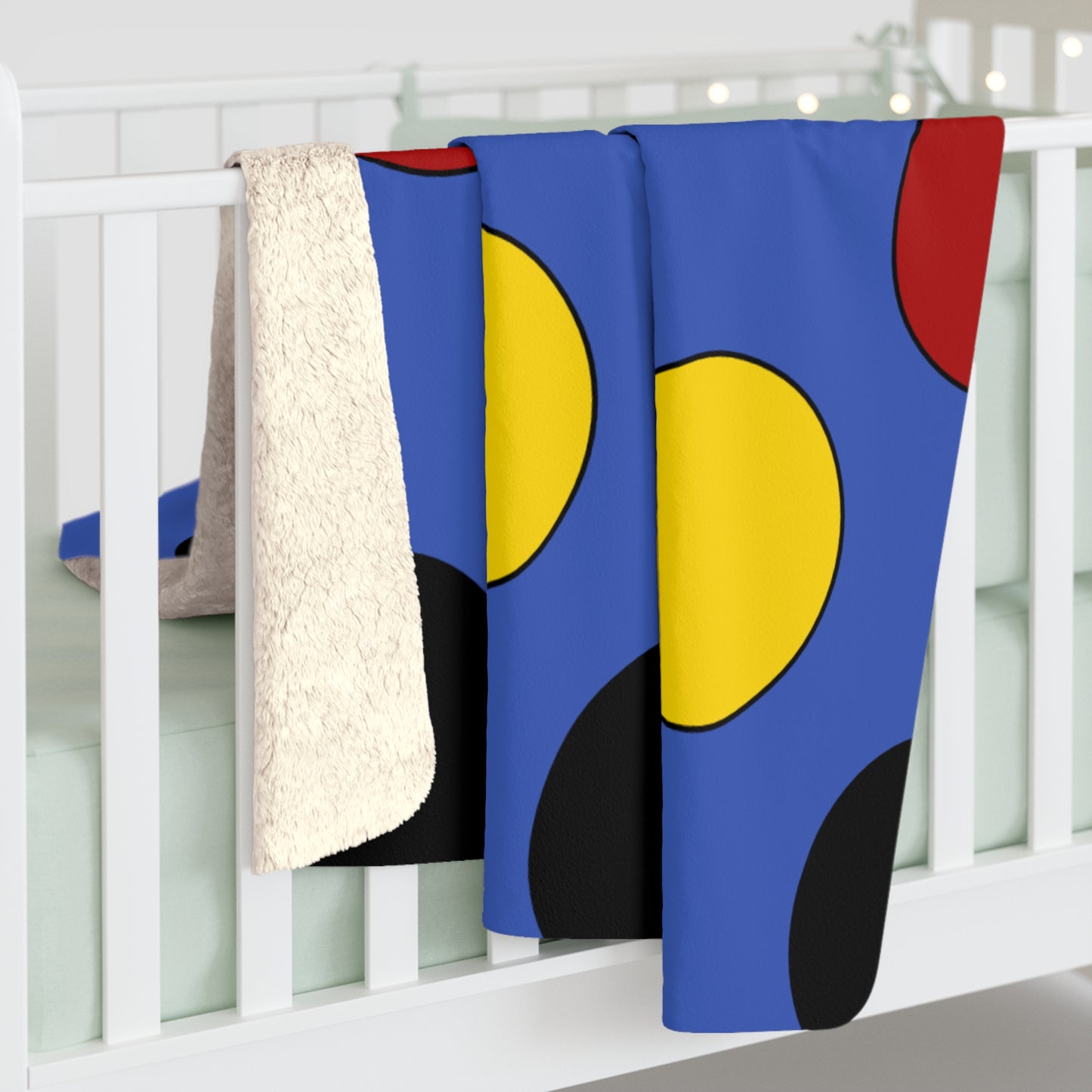 Eswatini Retro Polka Dots Blanket Throw