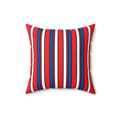 Slovakia Retro Stripes Cushion Pillow