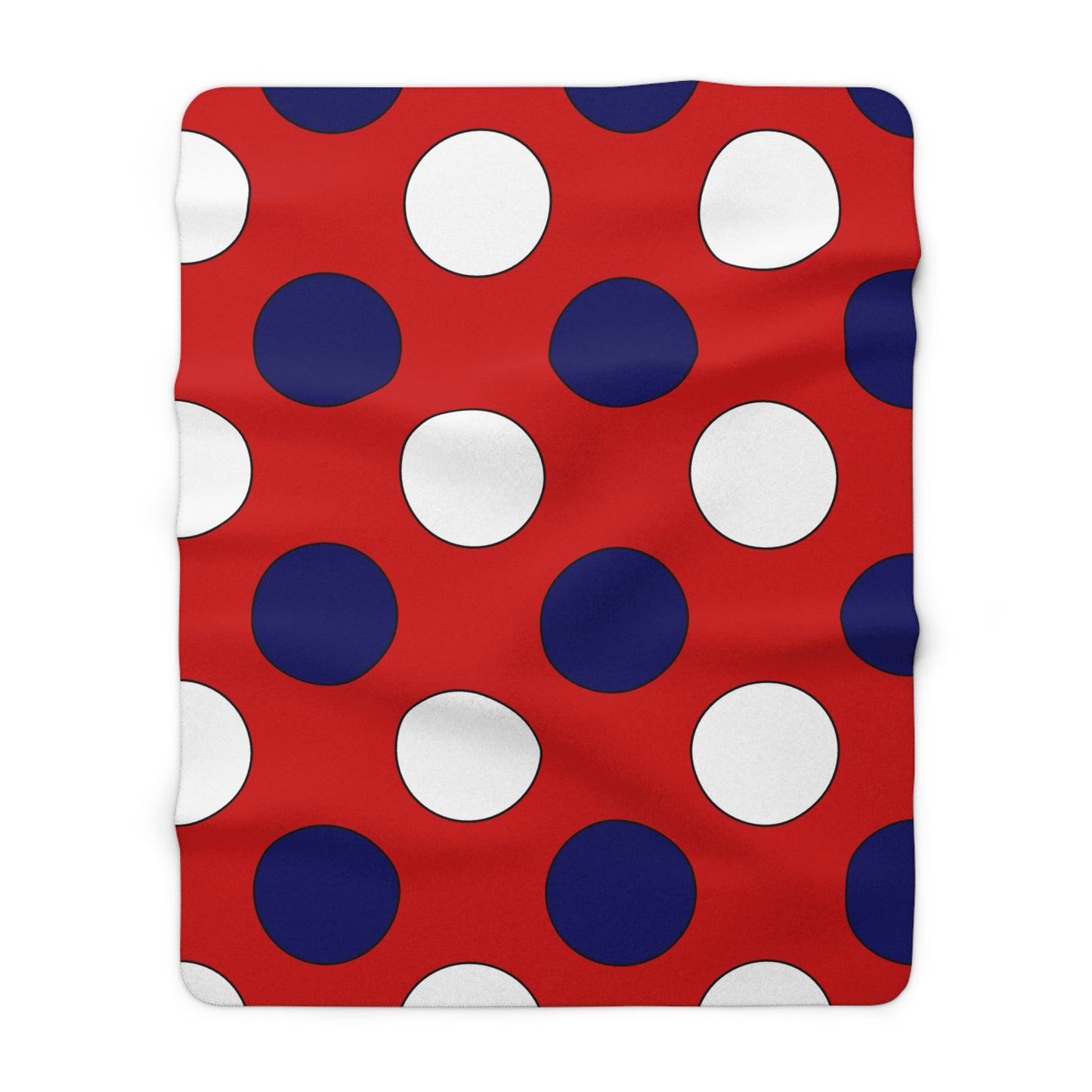 Nepal Retro Polka Dots Blanket Throw