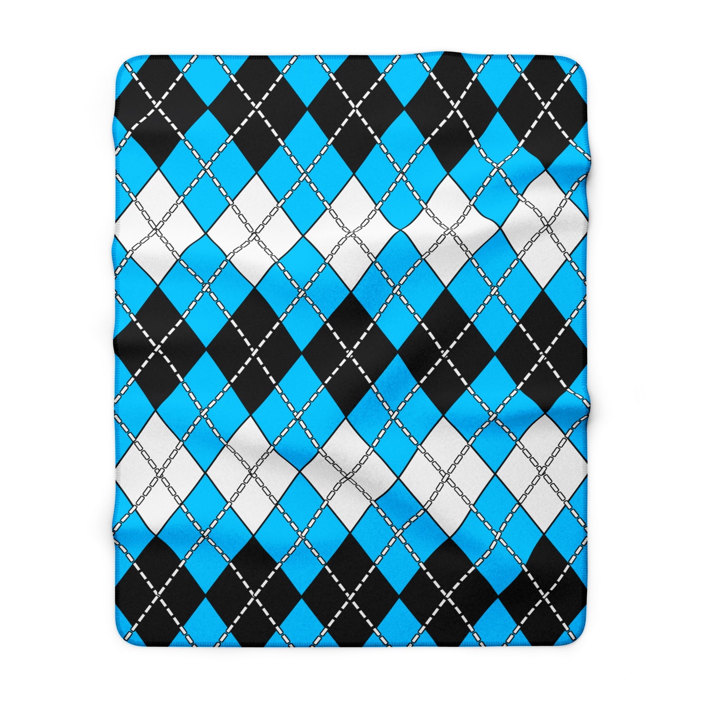 Botswana Retro Argyle Blanket Throw