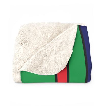 Mauritius Retro Stripes Blanket Throw