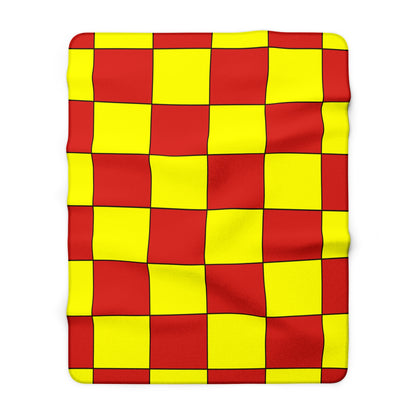 Vietnam Retro Check Blanket Throw