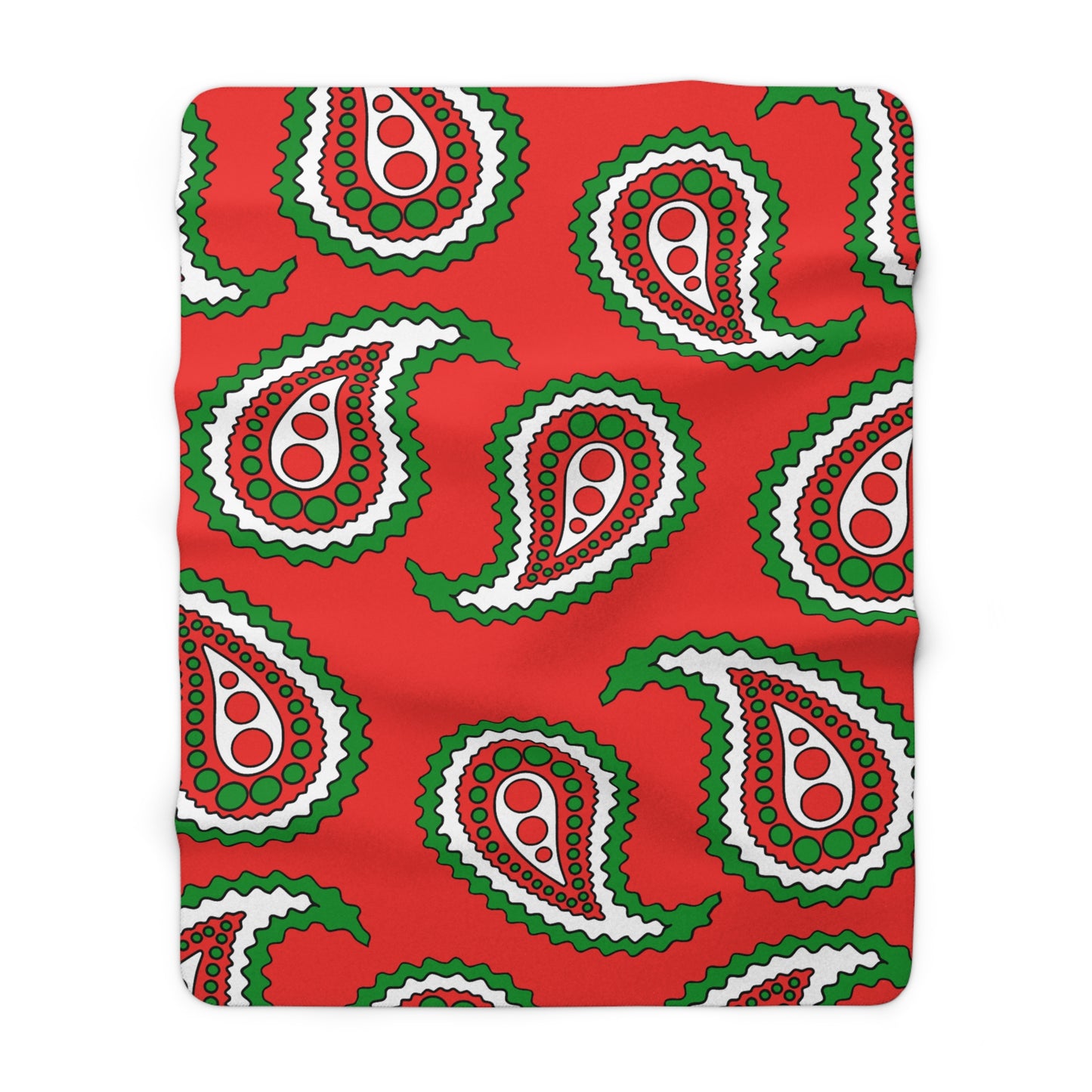 Oman Retro Paisley Blanket Throw