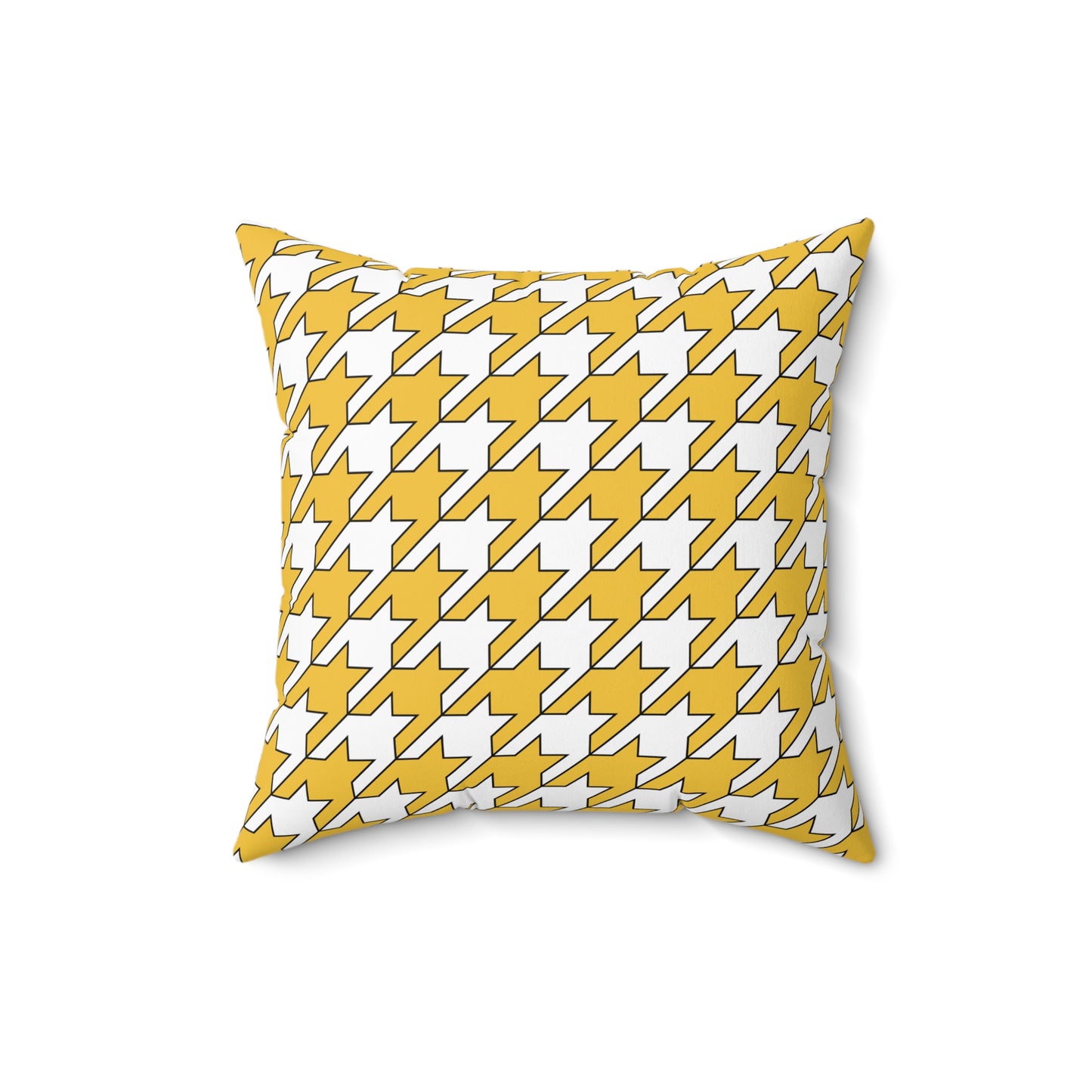 United States Virgin Islands Retro Houndstooth Cushion Pillow
