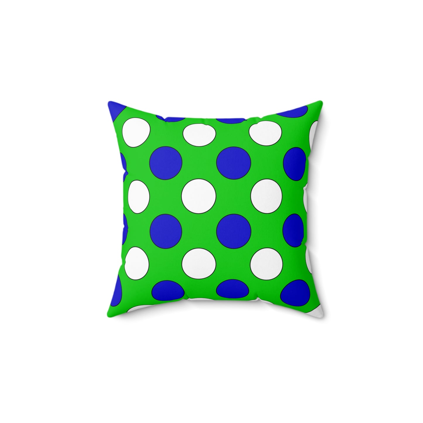 Sierra Leone Retro Polka Dots Cushion Pillow